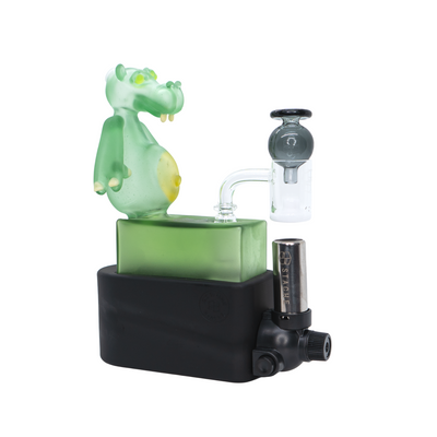 Tony Kazimakis Green Happy Hippo Black RiO Matte